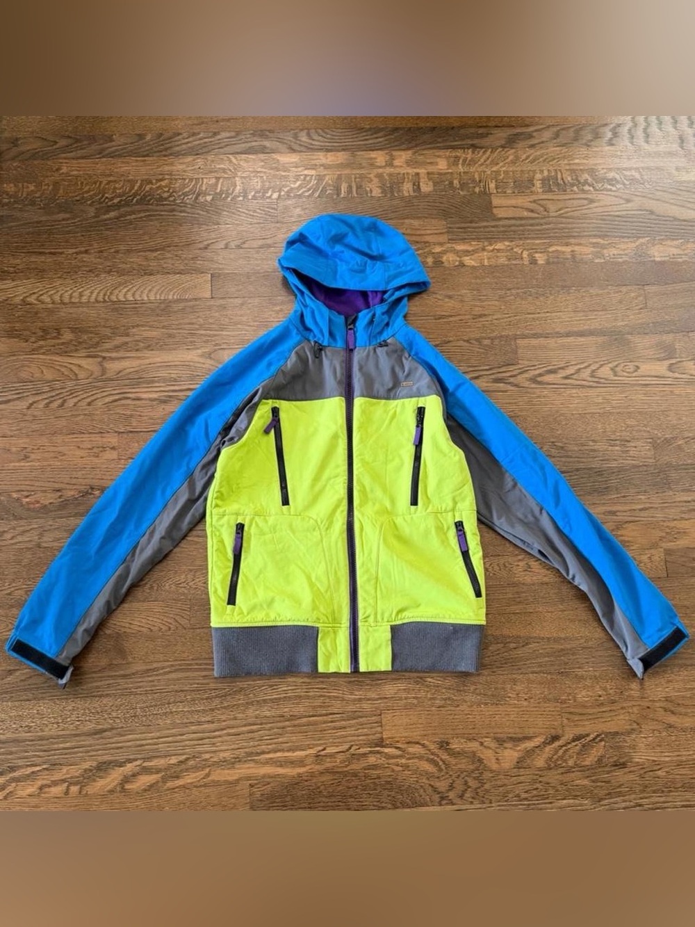 empyre y2k color block ski jacket